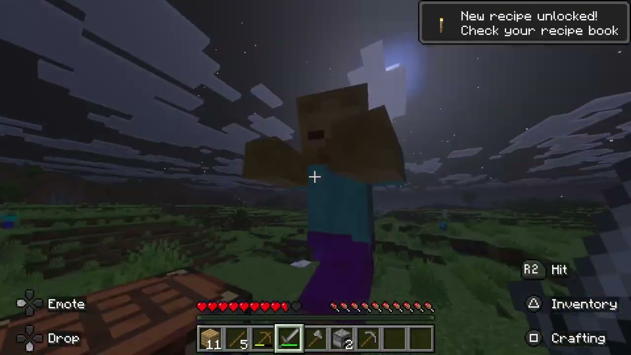 Minecraft Hunter vs Speedrunner unedited version