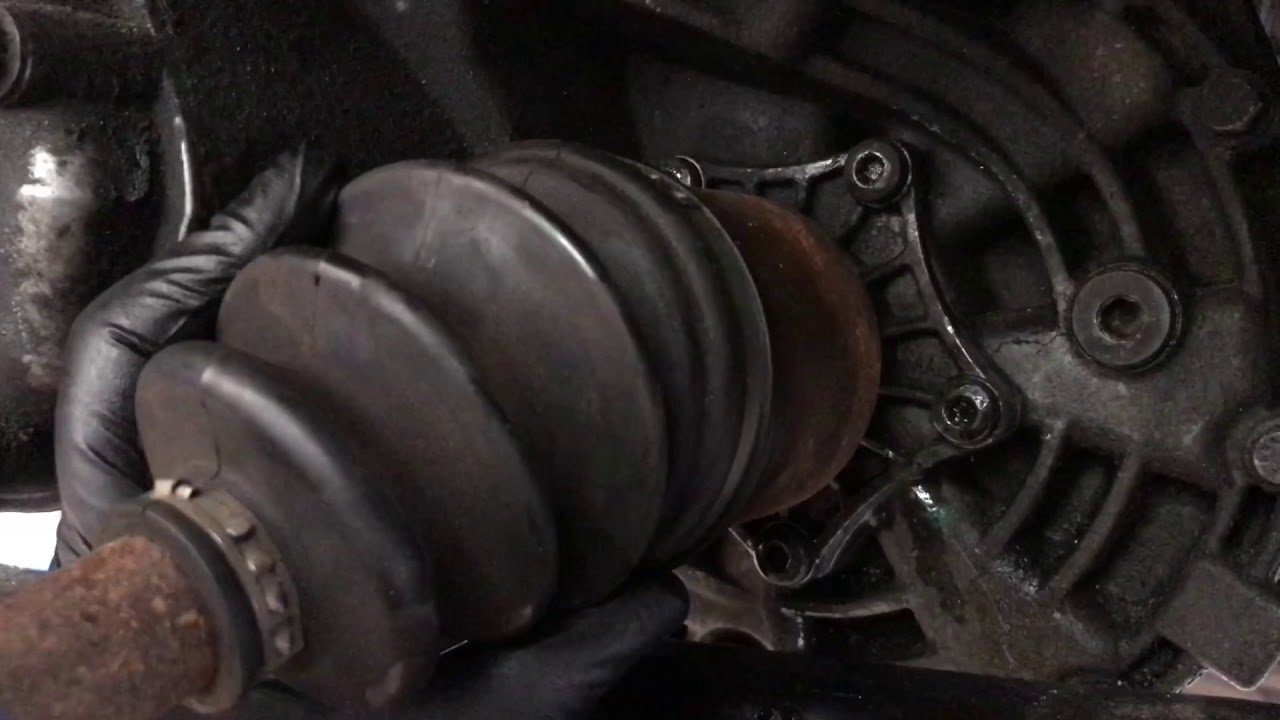 Axle play before and after