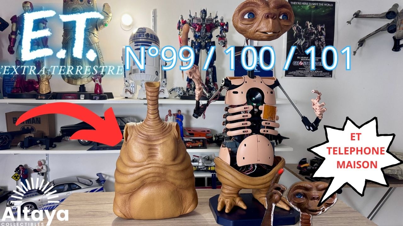 La suite de la peau !! N°99 / 100 / 101  CONSTRUIRE E.T L'EXTRA-TERRESTRE AVEC @SpotTVAltaya