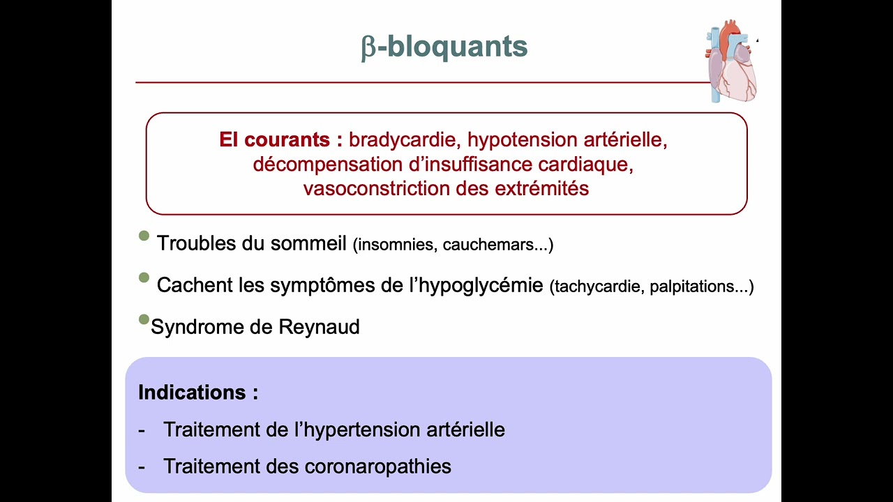 Pharmacologie des médicaments cardiovasculaires