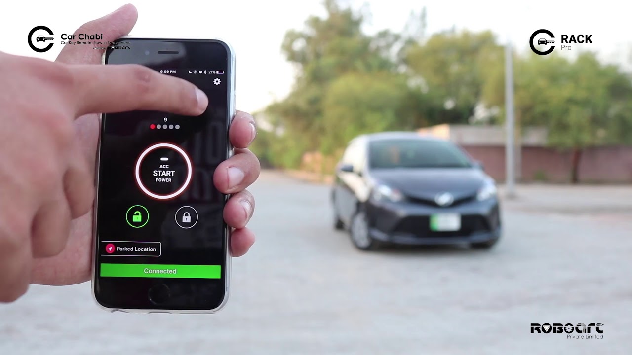 Car Key Remote in Smartphone Application
