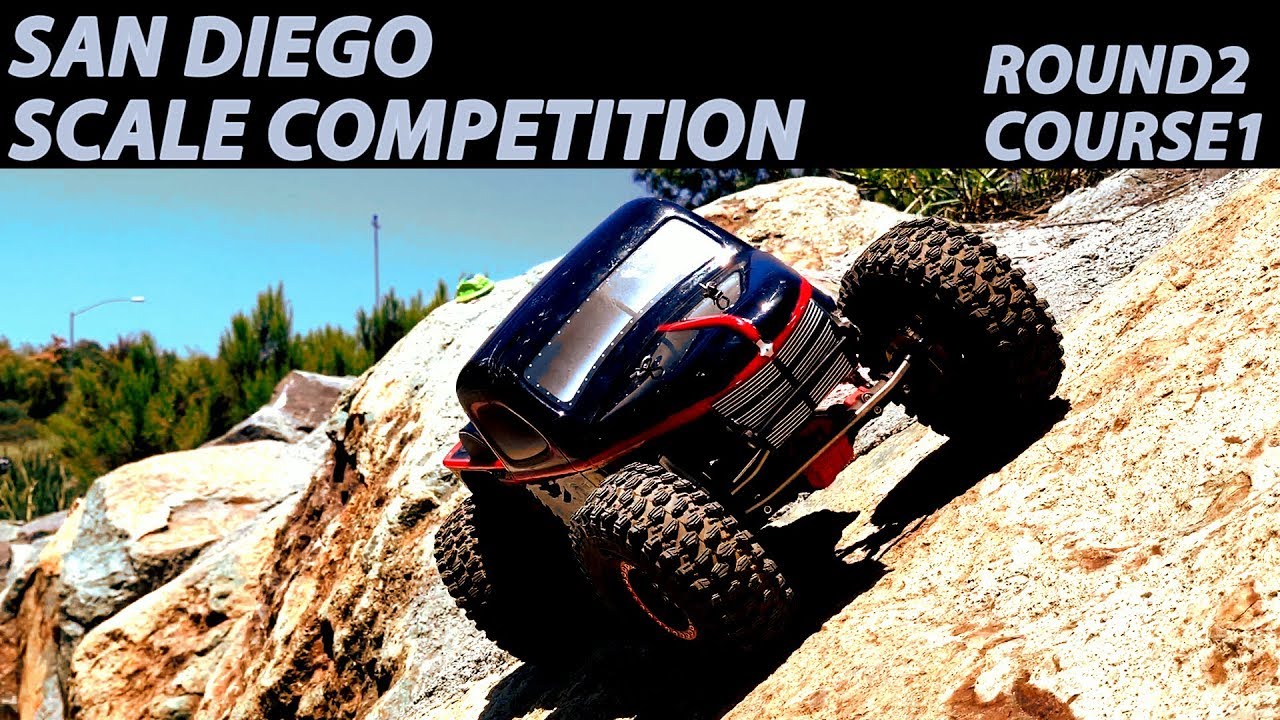 San Diego Scale RC crawling Competition #2 Course 1