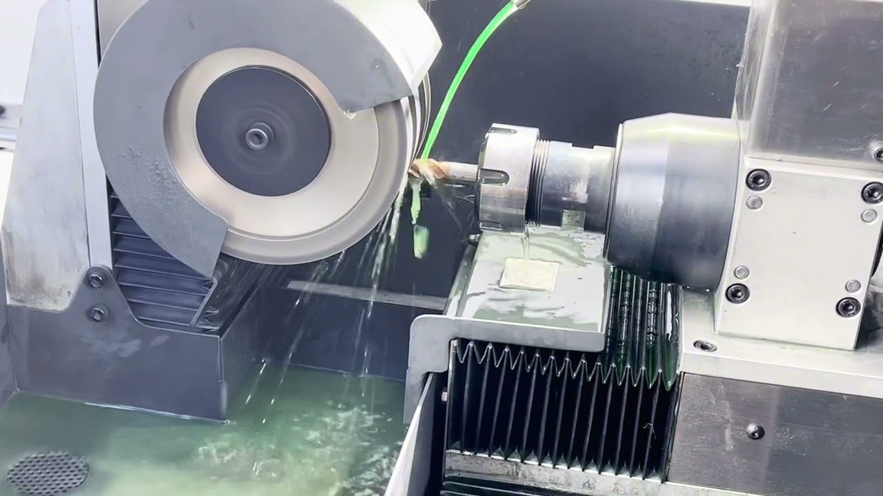 CNC Tool Grinder for Bull Nose End Mills 4-20MM operation video