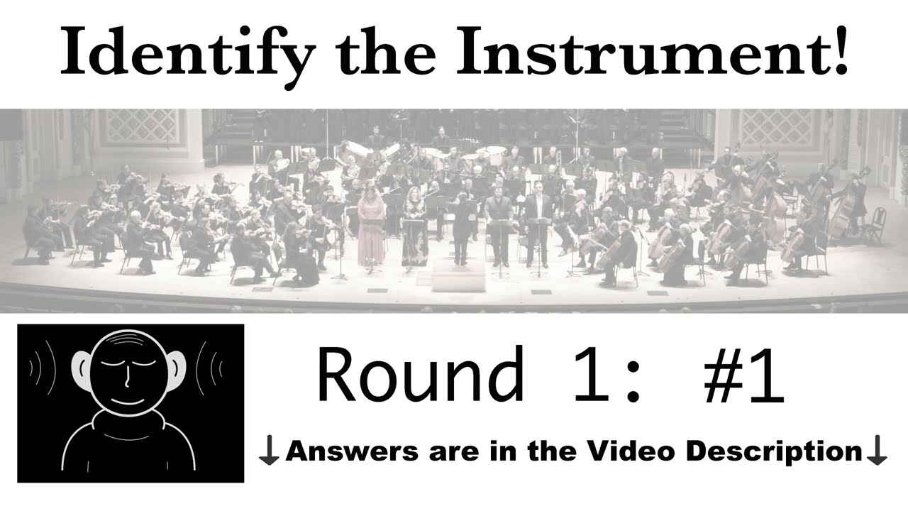Identify the Instrument! -  Round 1