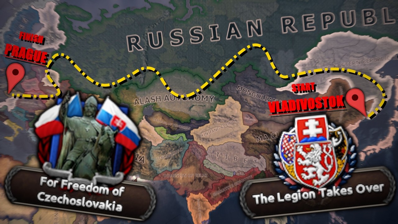 Crossing Siberia to establish Czechoslovakia