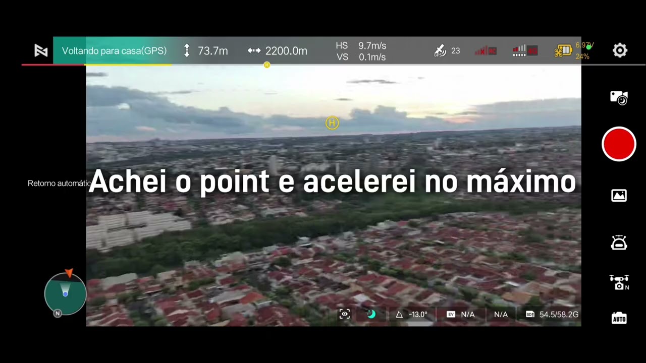 Fimi mini 3 A 2KM com bateria 0% (perdi o drone?) 
