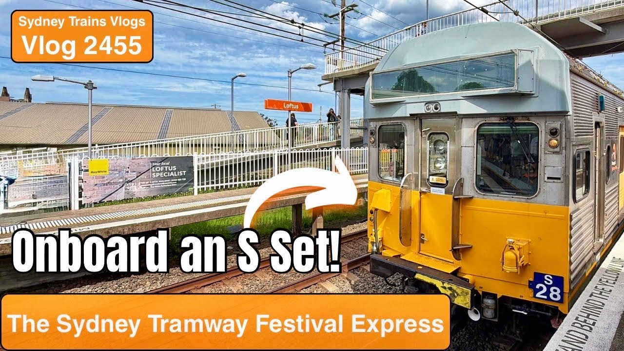 Sydney Trains Vlog 2455: The Sydney Tramway Festival Express