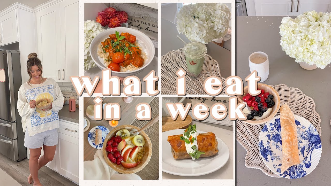 WHAT I EAT IN A WEEK | Breakfast, Lunch, & Dinner Ideas for Healthy Hormones!  🍋
