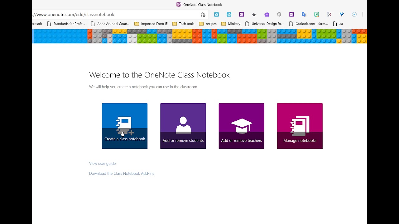 Create Your First OneNote Class Notebook