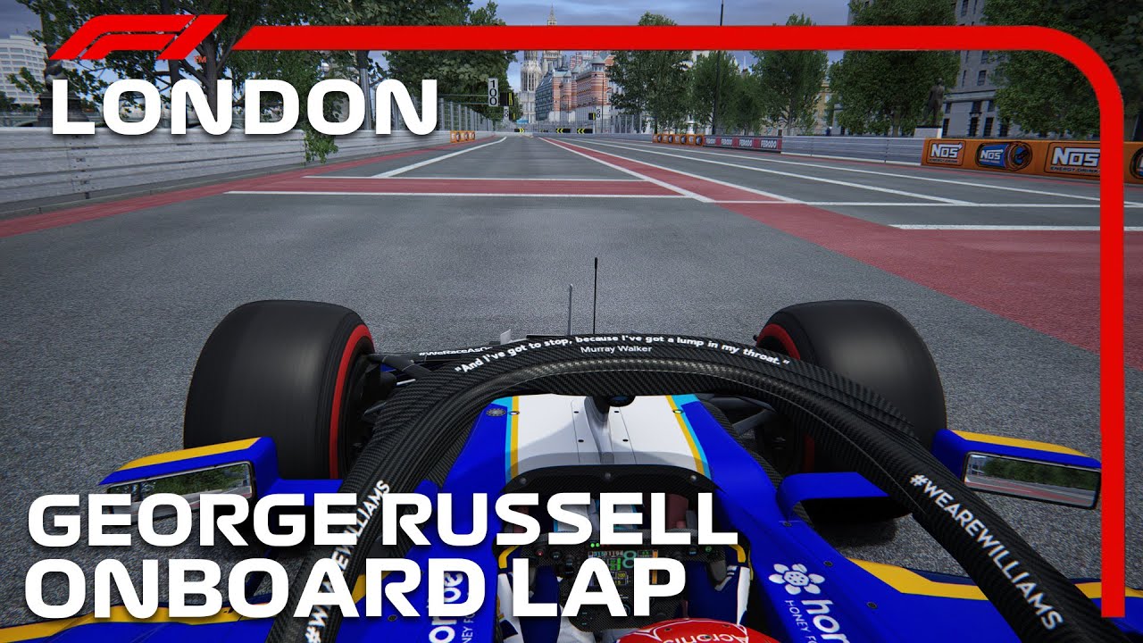 F1 2021 London Street Circuit | George Russell | Assetto Corsa
