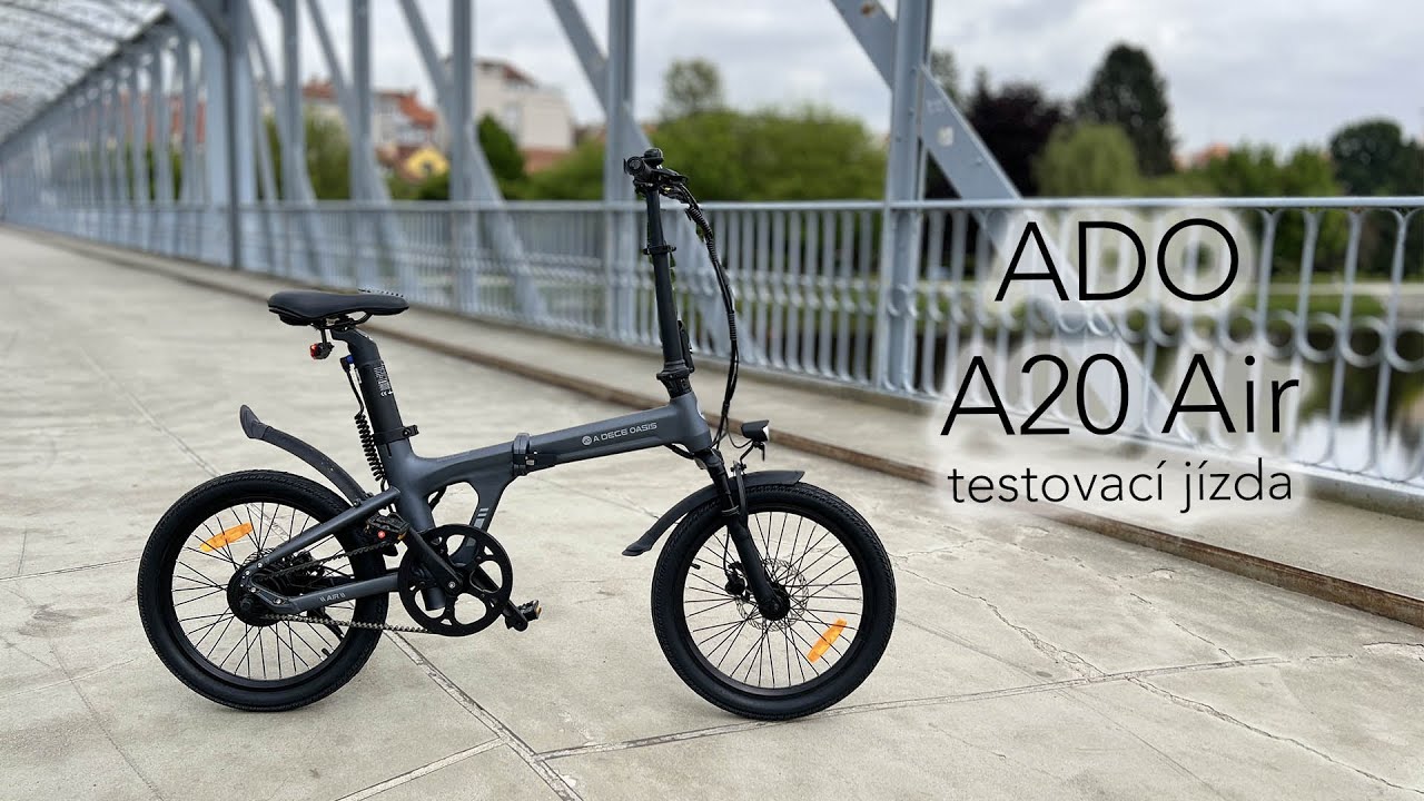 ADO A20 Air - konečně funkční čínské elektro kolo 😅🚲. Testovací jízda 😁
