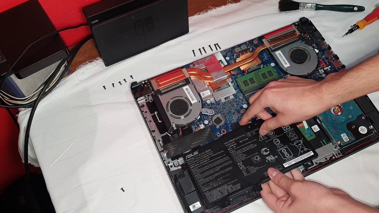Como limpiar los ventiladores de tu laptop gaming Asus TUF