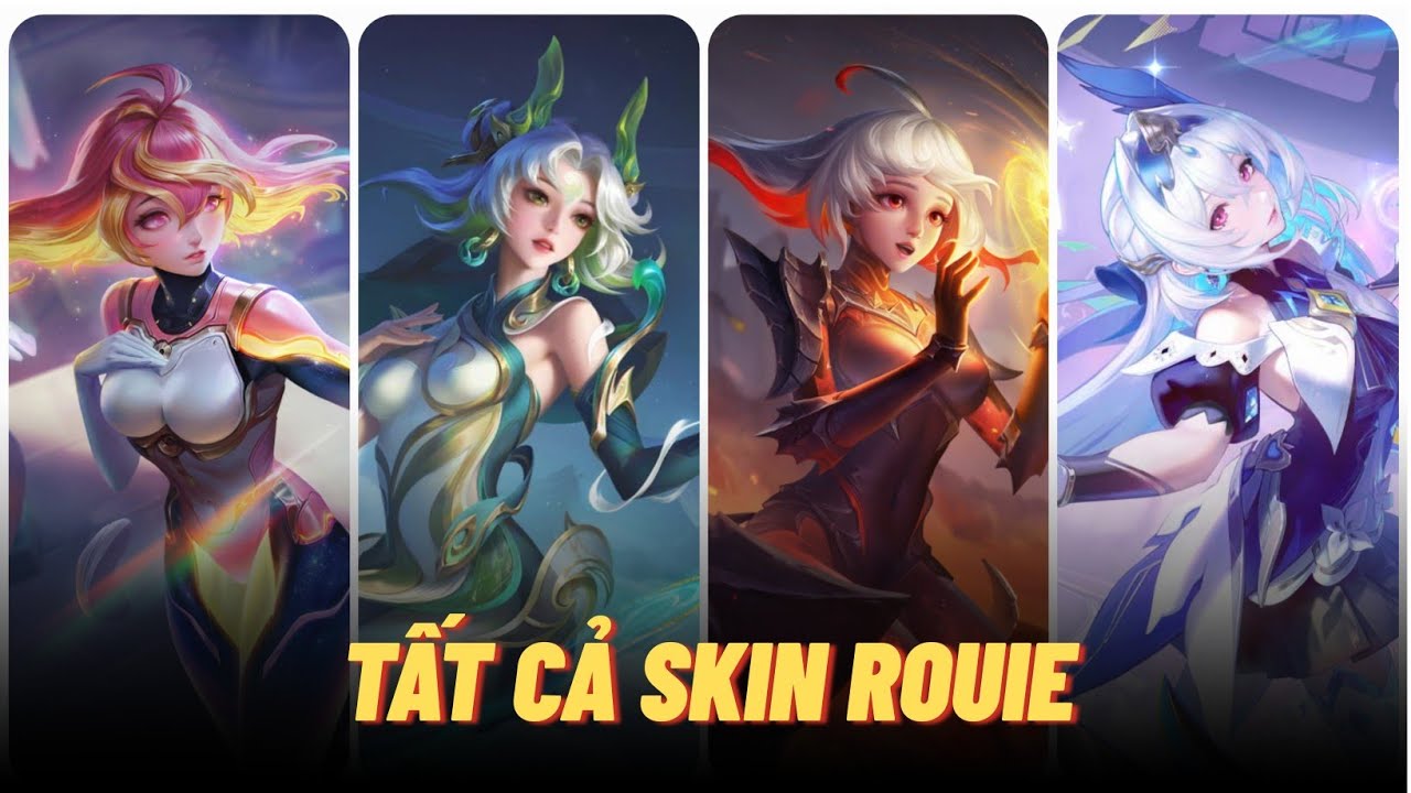 Chơi tất cả skin có hiệu ứng của Rouie - Skin nào cũng hữu hạn | Liên Quân mobile