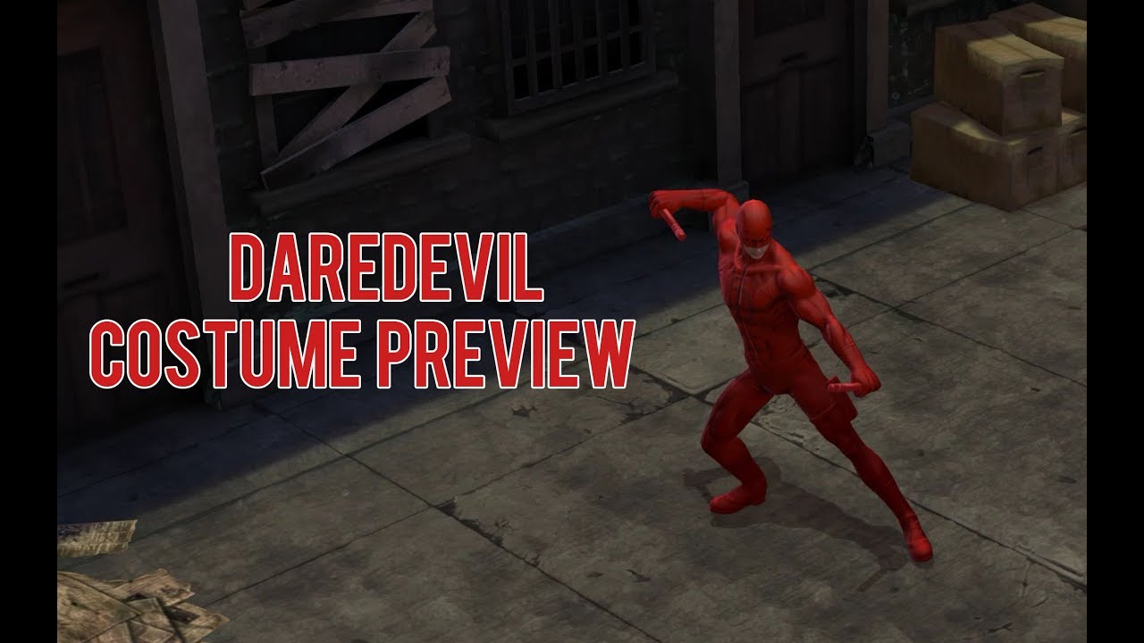 Daredevil Costume Preview - Marvel Heroes Omega (PC/PS4/XBOX)