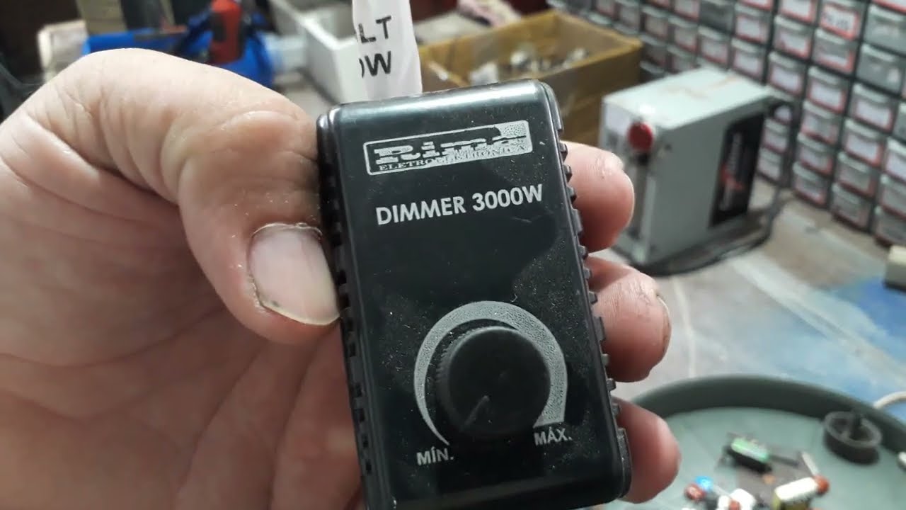 EP 28 - Como controlar a velocidade do motor com um dimmer 3000W