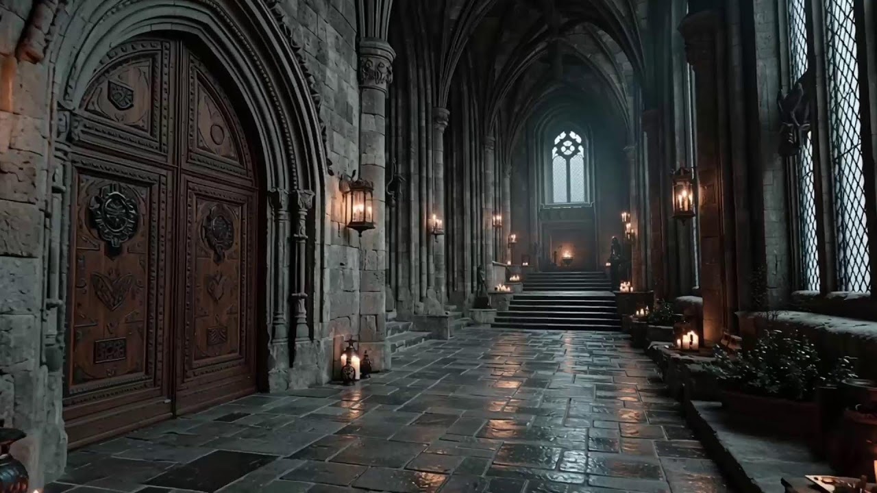 Hogwarts Castle Lo-Fi Journey (1 Hour) | Wizard Film-Inspired Beats + Enchanted Castle Ambience