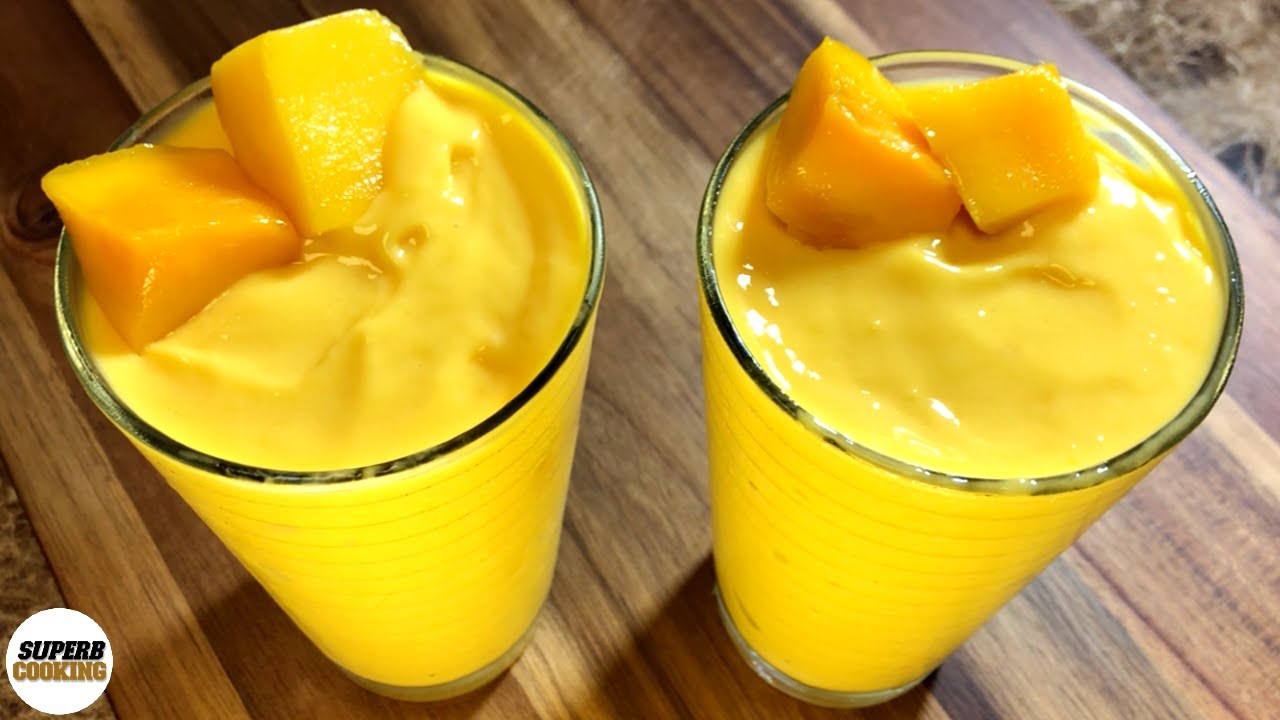 FROZEN MANGO SMOOTHIES ( HEALTHY SUMMER DRINK! )