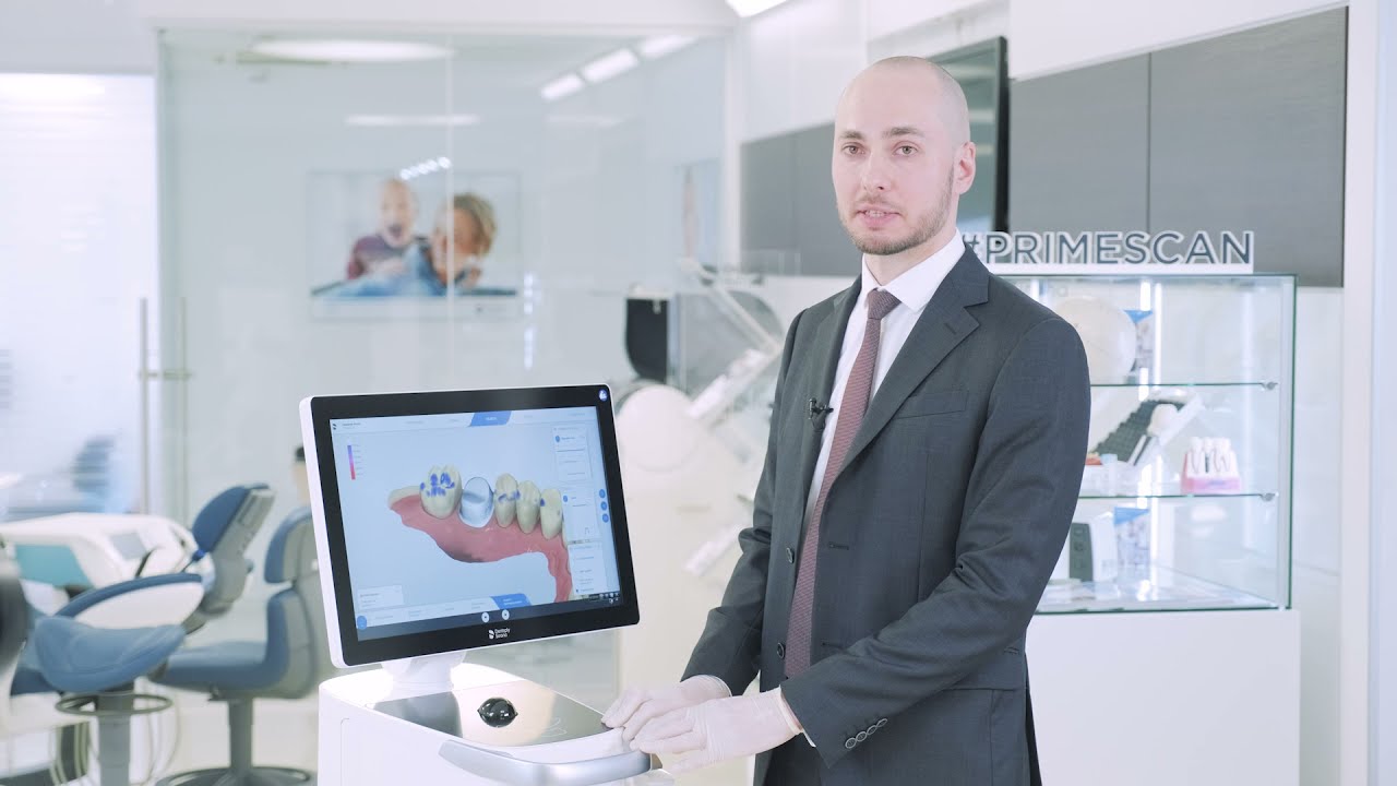 Обзор интраорального сканера Primescan от Dentsply Sirona.
