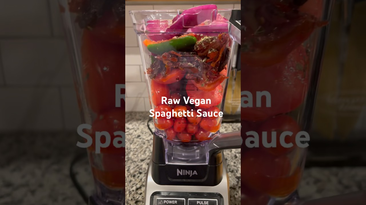 THIS 🍝SPAGHETTI SAUCE🍝 IS EXACTLY WHAT I NEEDED! #rawveganrecipes