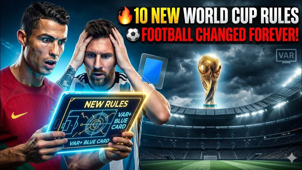 ⚽ 10 New FIFA World Cup Rules 2026 That Will Change Football Forever!