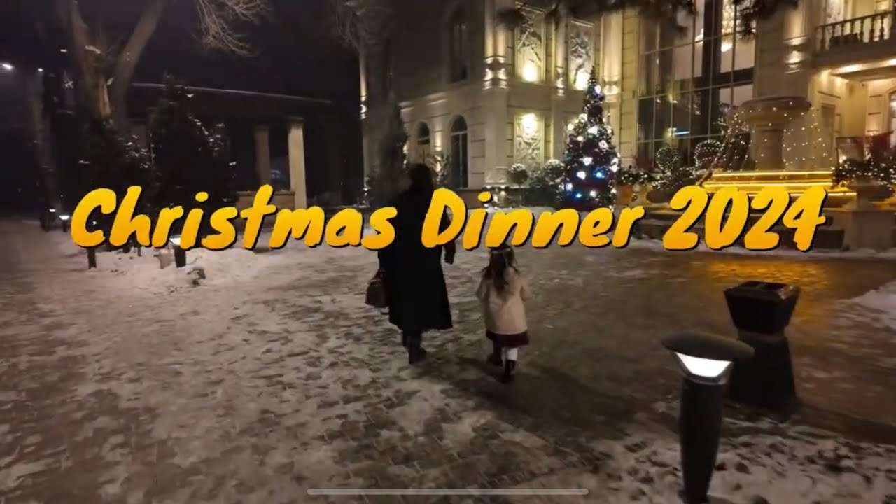 Family Christmas Dinner 2024 in Bishkek Kyrgyzstan