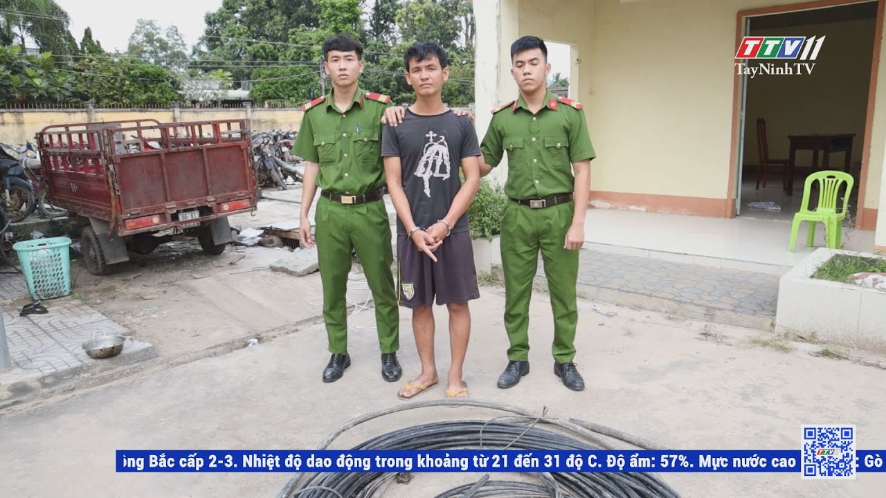 Công an huyện Bến Cầu khởi tố đối tượng hủy hoại cáp viễn thông | AN NINH HÌNH SỰ | TayNinhTV