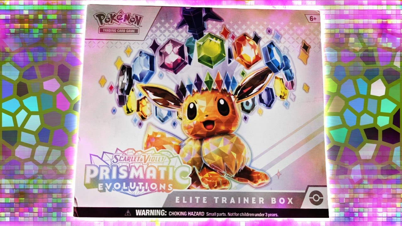 Opening PRISMATIC EVOLUTIONS ELITE TRAINER BOX