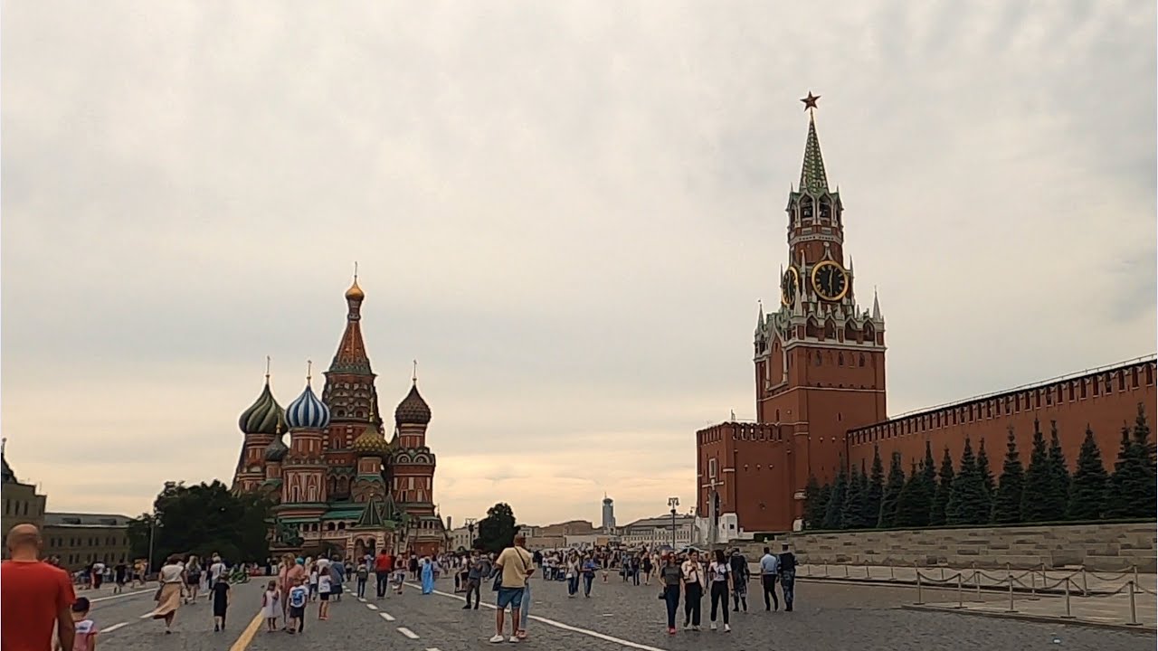 【ロシアさんぽ】赤の広場・聖ワシリイ大聖堂　モスクワの中心部