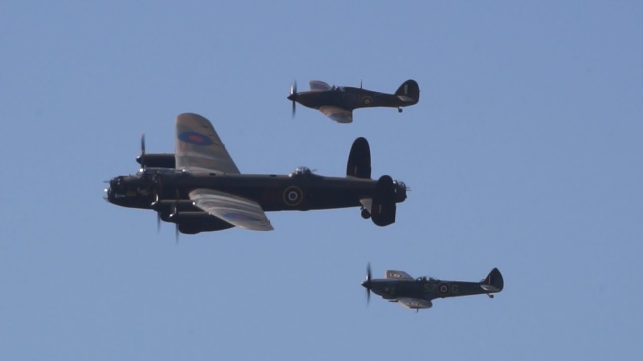 The Battle of Britain Memorial Flight at Abingdon 6th May 2018