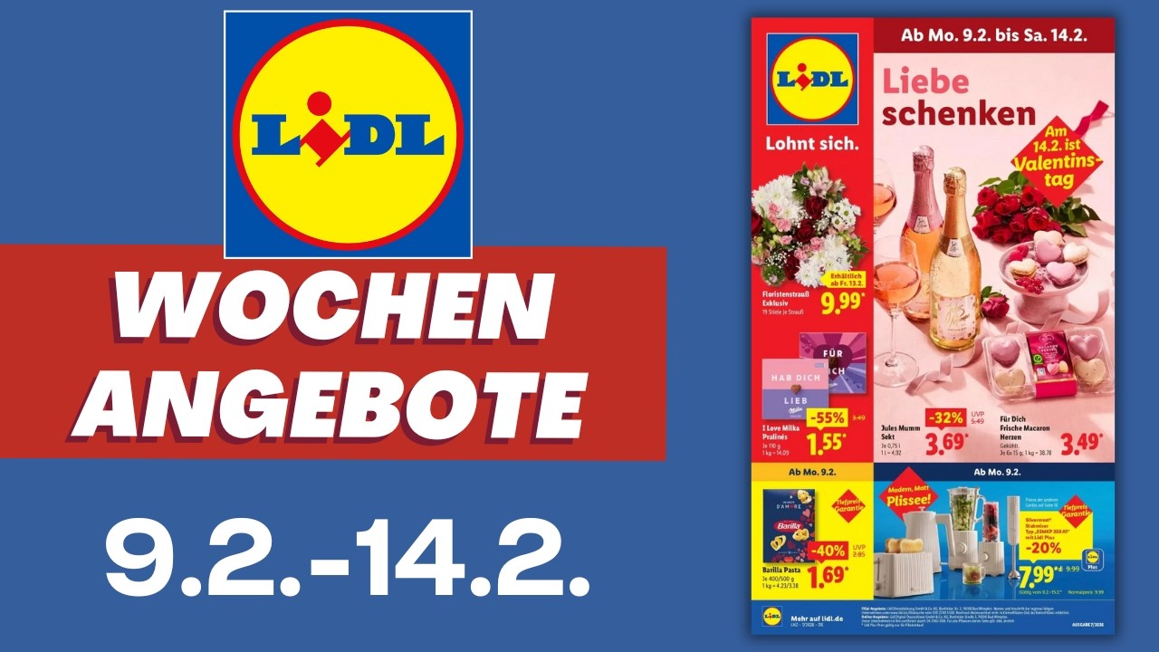 LIDL Prospekt aktuell 📄 Angebote gültig ab Montag 9.2.2025 | Prospekt Check #lidl
