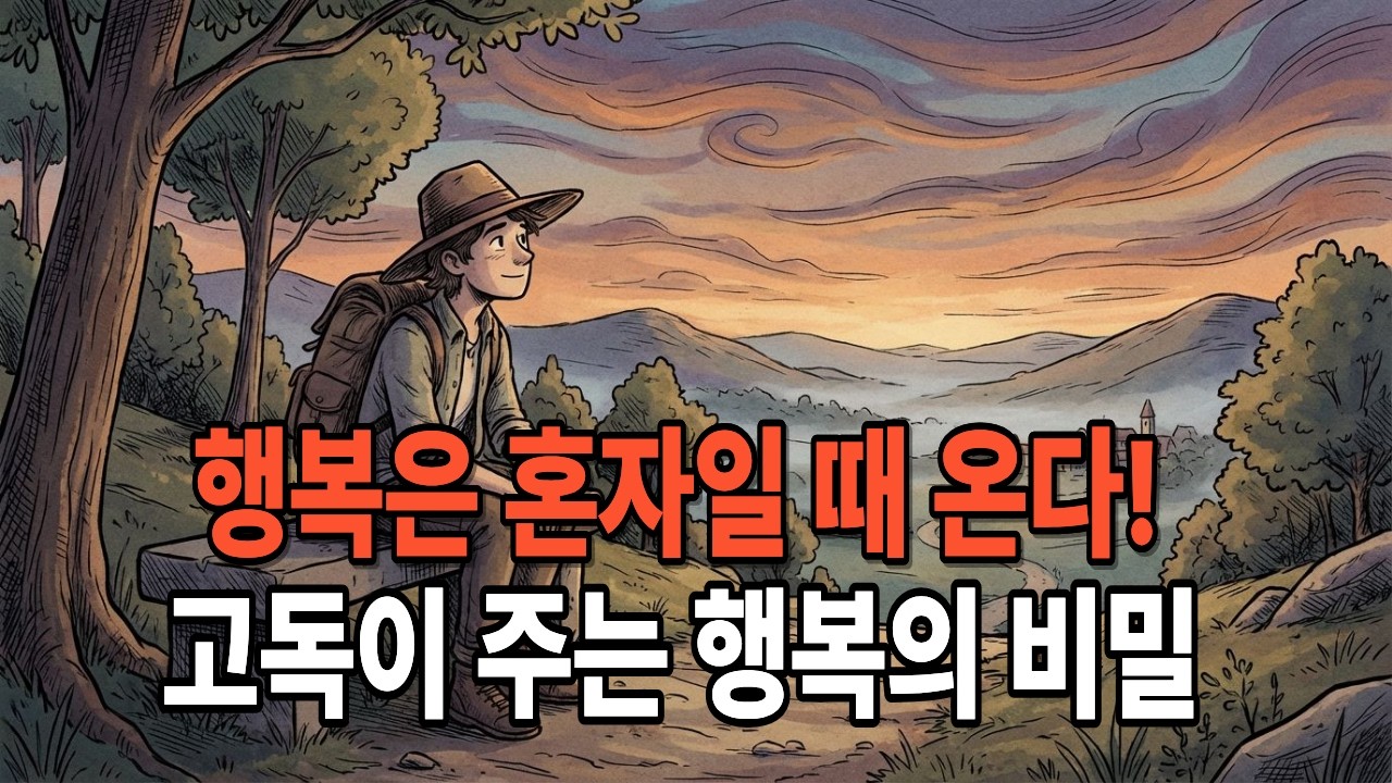 행복은 혼자일 때 온다!