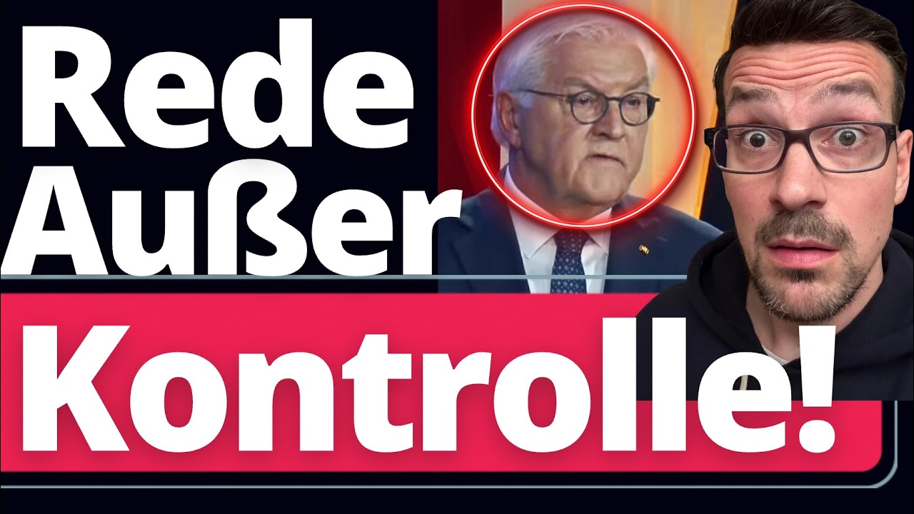 Skandal-Rede: Steinmeier verliert die letzte Selbstbeherrschung!