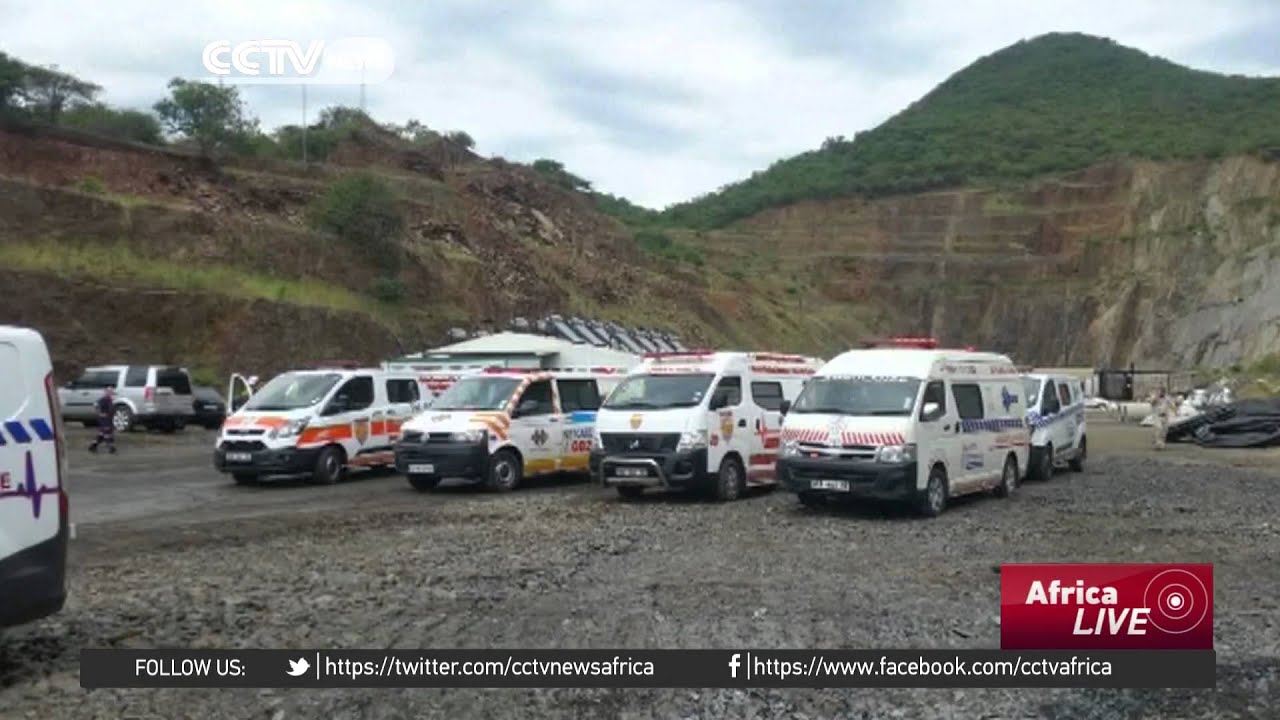 87 rescued, 3 missing after South Africa mine collapse