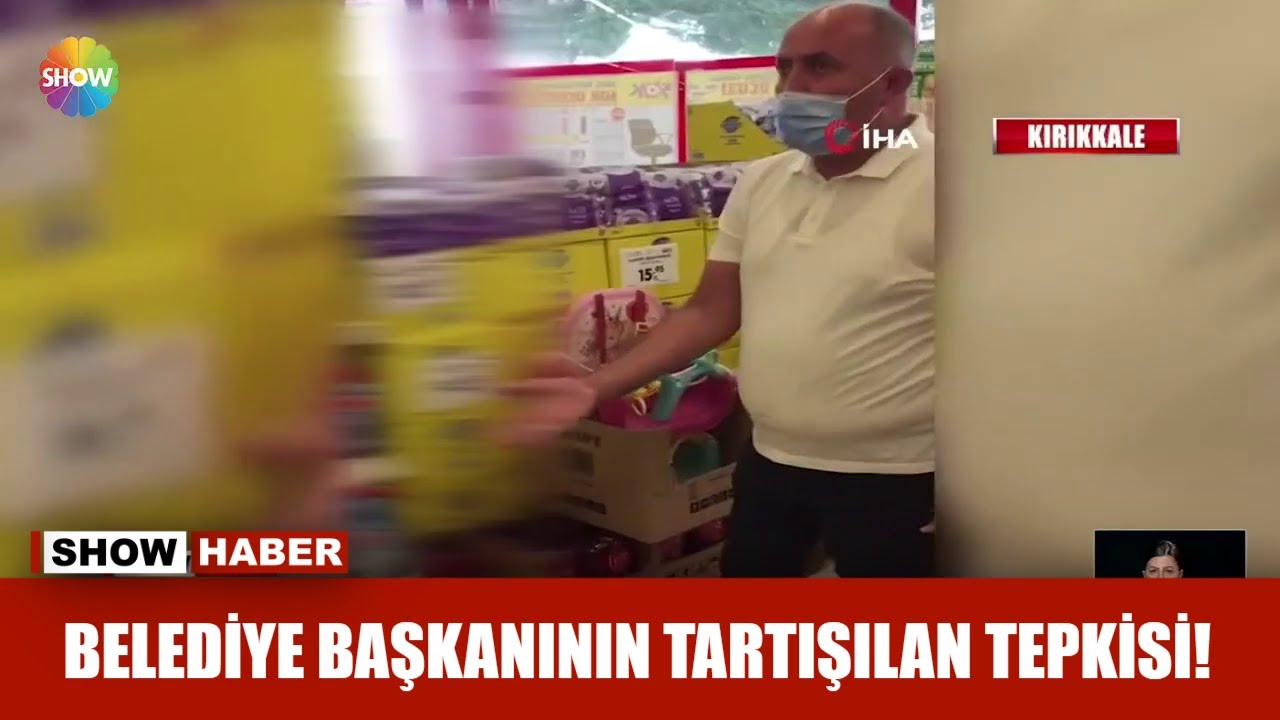 Belediye başkanının tartışılan tepkisi!