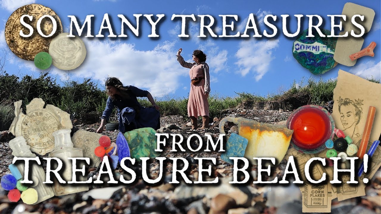 SO MANY Amazing Tiny Treasures Mudlarking Treasure Beach! Intaglio + Mystery Coin!