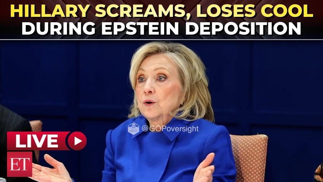 ‘I’m done’: Hillary Clinton bangs table, yells, walks out of deposition over Epstein ties