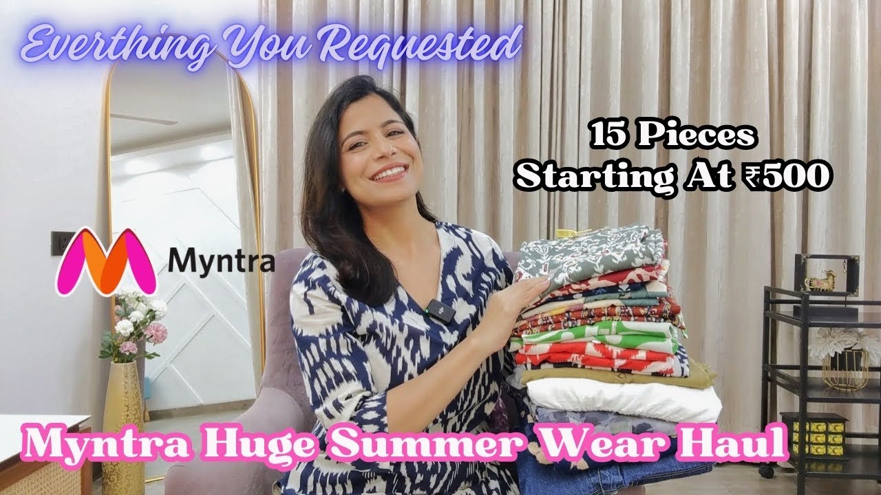 Huge Myntra Summer Kurti, Kurta Set, Co-ord Ser, Maxi & Midi Dress Haul l Dream Simple