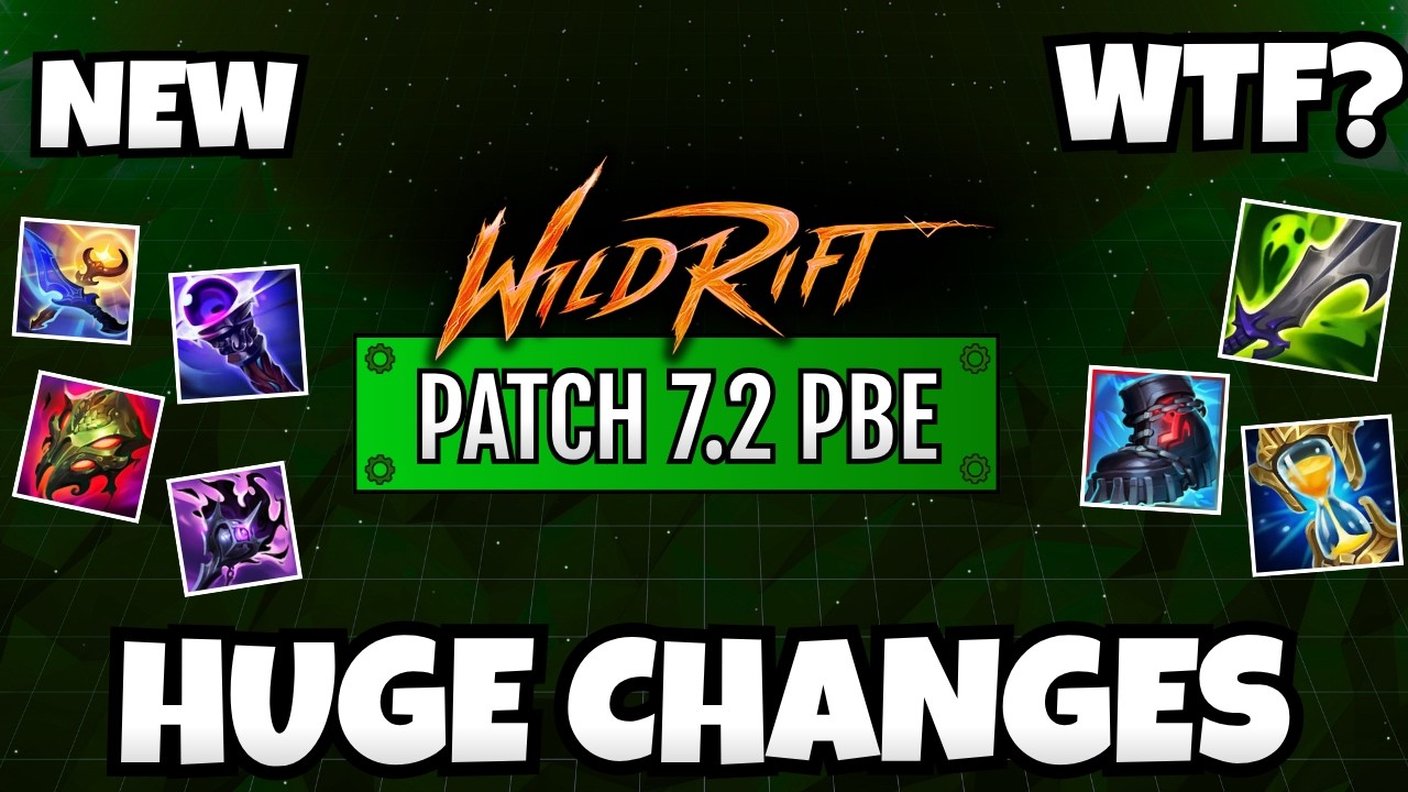 Wild Rift: Патч 7.2 PBE - Они меняют всё!
