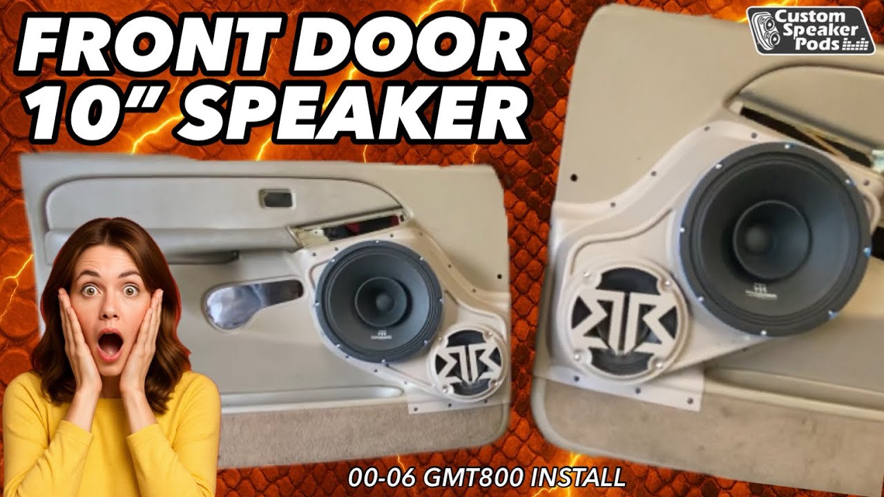 Front Door 10” + 6.5” Speaker Pod! — Easy DIY install (How To | Step-by-Step) #banginbros 