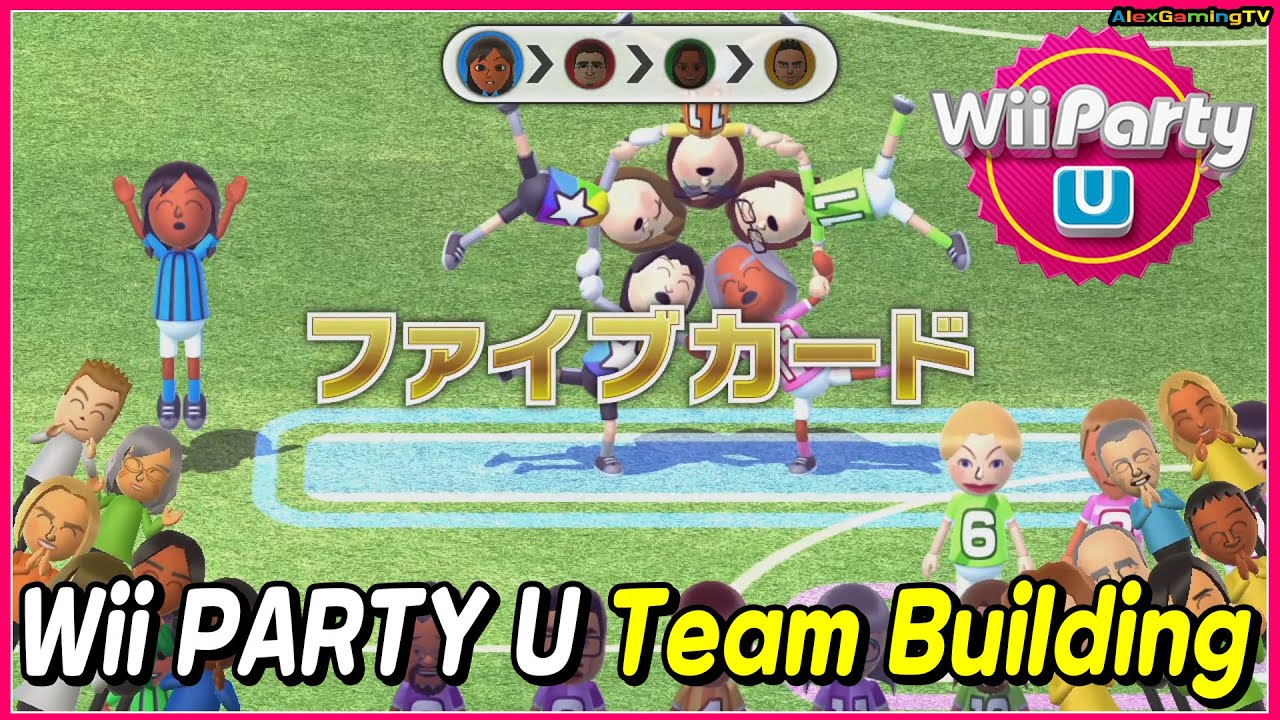 Wii パーティー U (Wii Party U) - Team Building 🎵  AlexGamingTV