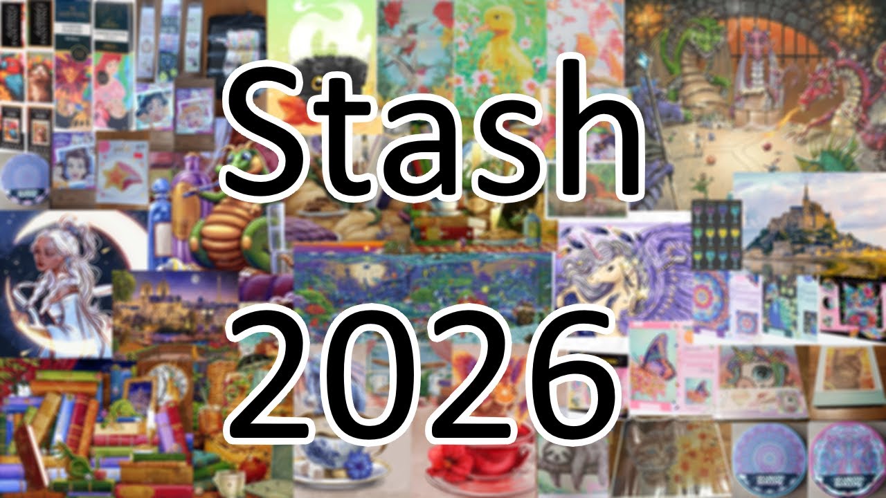 My 2026 stash -What diamond paintings do I have at the beginning of this year ???