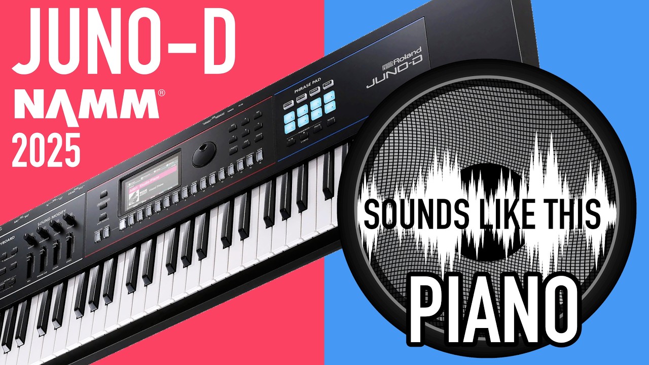 Roland Juno D | Riding the PIANO Presets at NAMM 2025