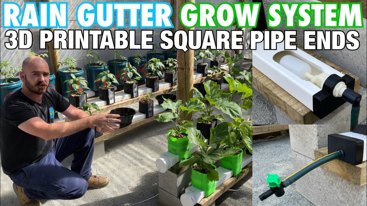 A New Rain Gutter Grow System Design