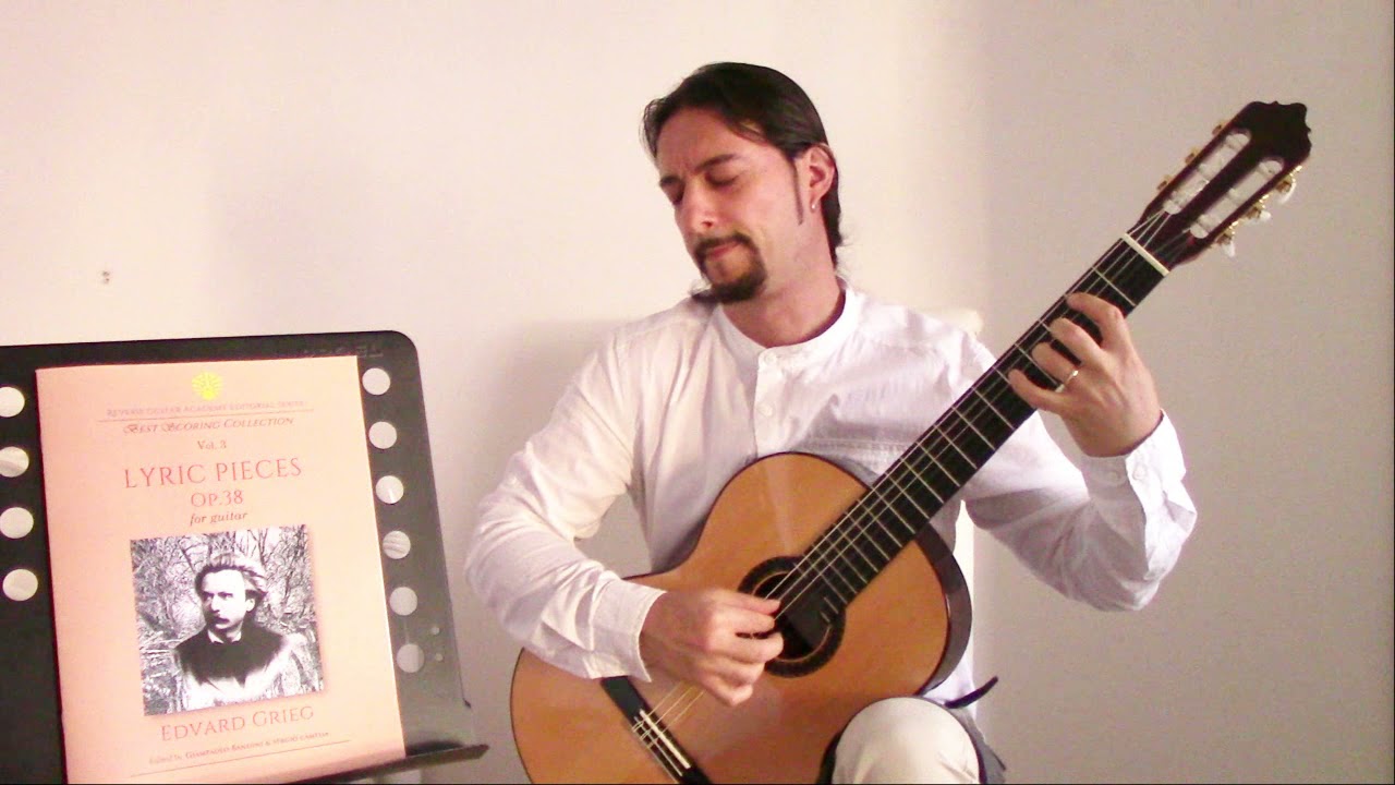 Edvard Grieg &ndash; Lyric Pieces op.38, n.8 (Sergio Camelia, guitar)