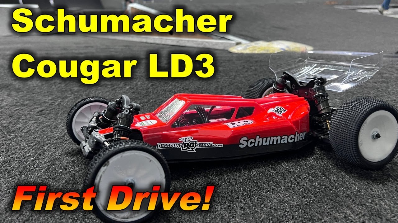 Schumacher Cougar LD3 First Run - Best 1/10 2wd carpet RC race buggy?
