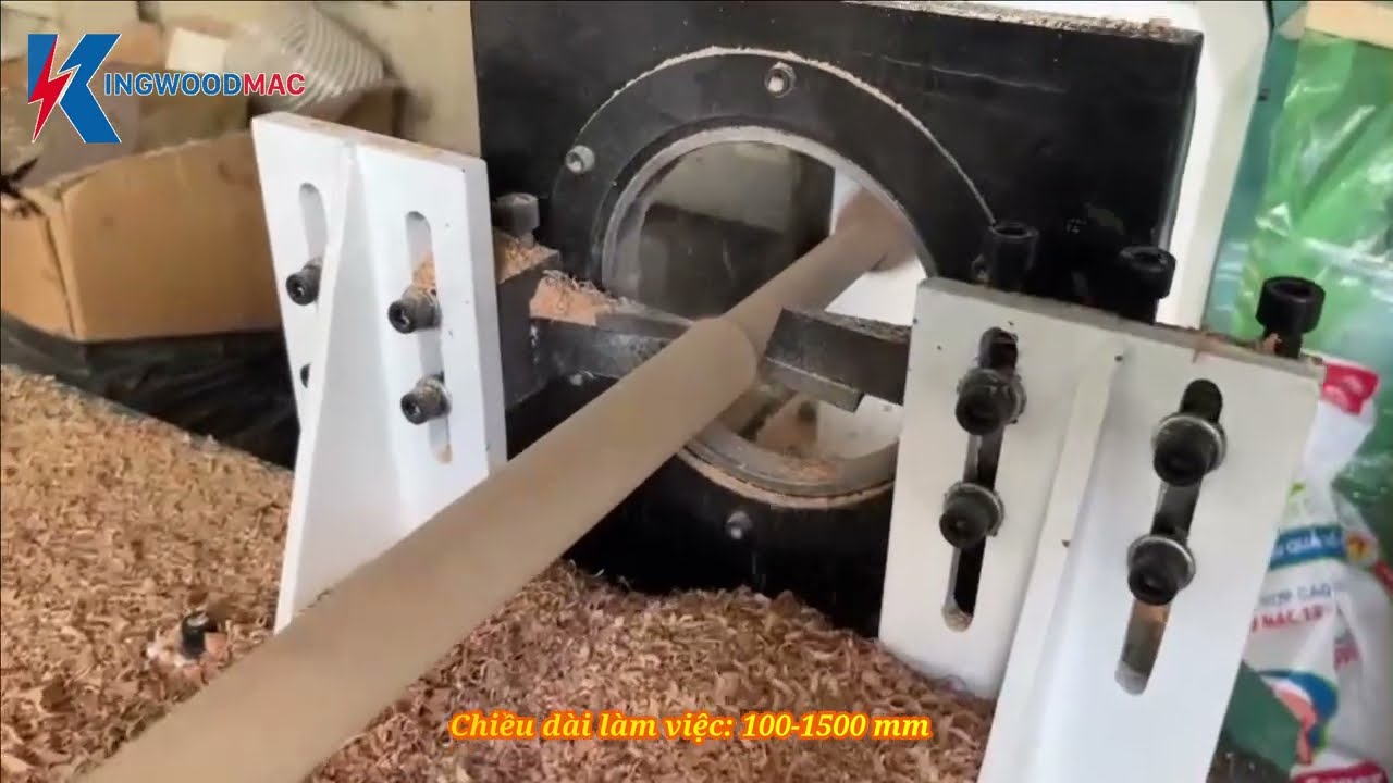 M&aacute;y tiện song cầu thang 1 trục KW 1520 | Kingwoodmac