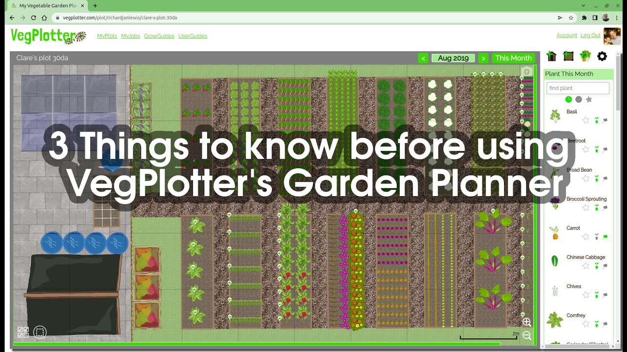 3 Must Knows to using VegPlotter's Vegetable Garden Planner