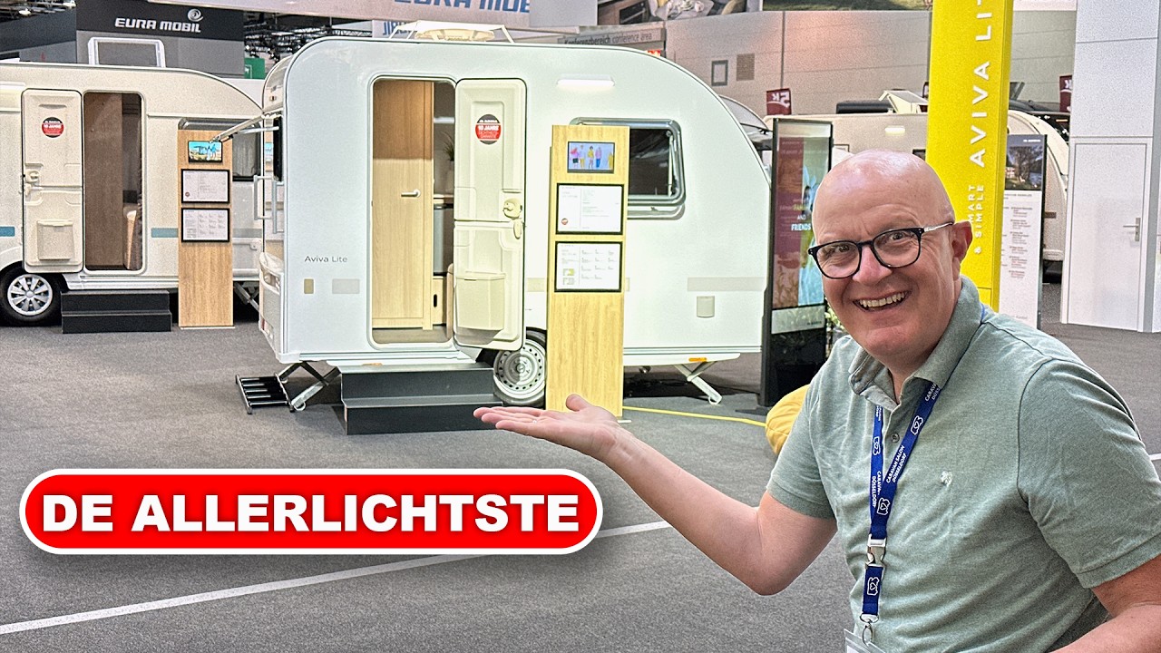 DE LICHTSTE (en kleinste) ADRIA! AVIVA LITE 300 LH - Campingtrend