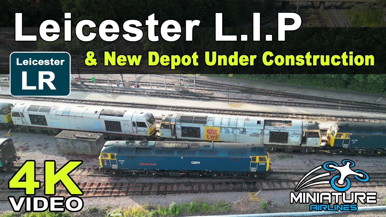 Leicester LIP and New Depot Aerial Flyover in 4K