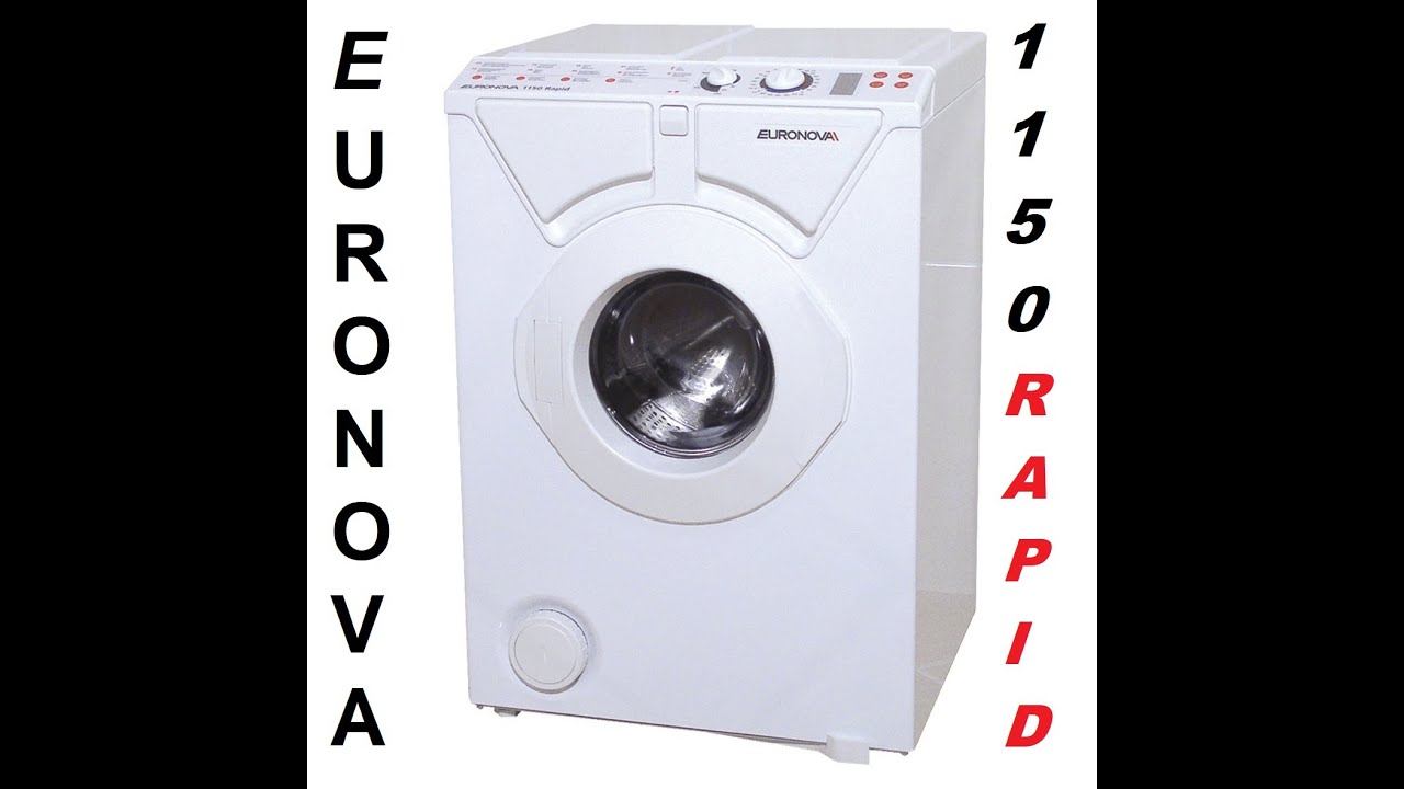 Mini Waschmaschine EURONOVA 1150 Rapid 3kg 1100UpM, nur 67cm hoch, 46cm breit und 46cm tief!